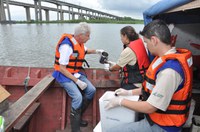 Qualidade da água é monitorada na BR-116/392-RS