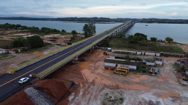 Ponte entre Xambioá (TO) e São Geraldo do Araguaia (PA)