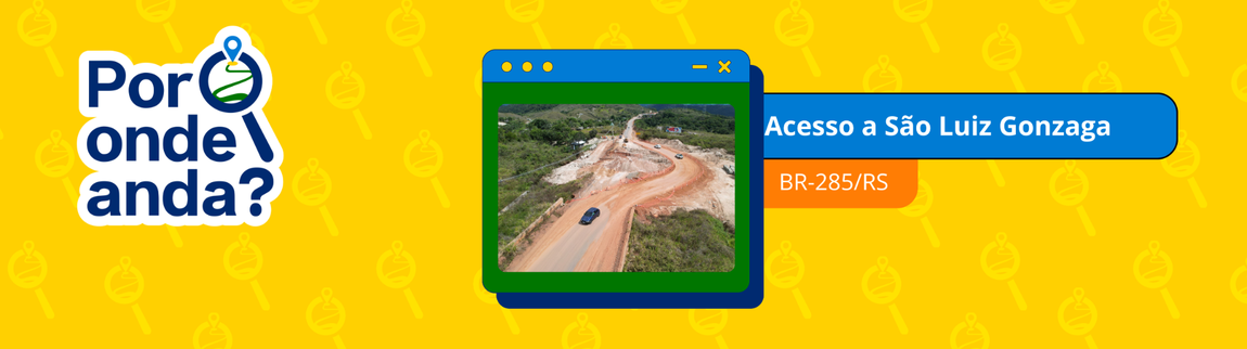 Em São Luiz Gonzaga foi implantada uma rótula e realizadas melhorias no pavimento