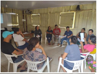 Diálogo e parceria: Gestão Ambiental da BR-319 visita a comunidade Água Azul, em Canutama/A