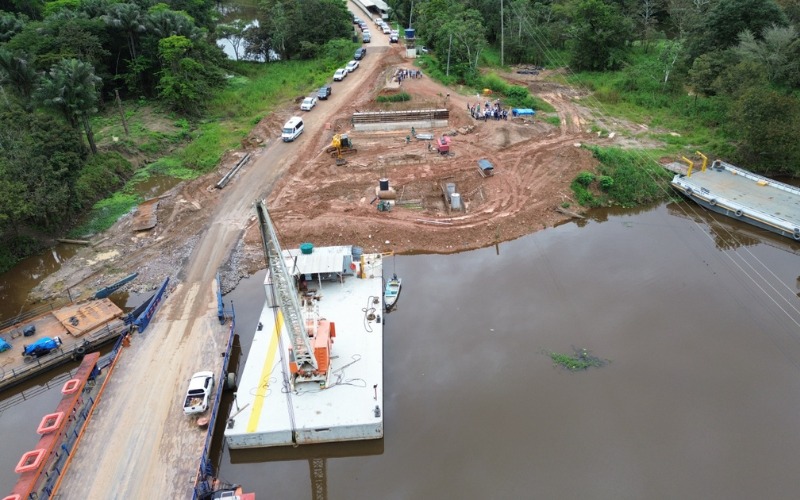 Em visita técnica a rodovias da Região Norte, DNIT atualiza situação das pontes de Autaz-Mirim e Curuçá, na BR-319/AM