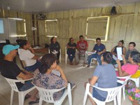 Diálogo e parceria: Equipe da Gestão Ambiental da BR-319/AM/RO visita a comunidade Água Azul, no município de Canutama/AM