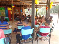Gestão Ambiental da BR-319 participa do "Dia da Alegria" na Escola Municipal de Ensino Infantil e Fundamental Igapó-Açu