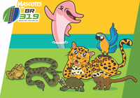 Rodovia BR-319 ganhará “Turminha de Mascotes” com animais representantes da região