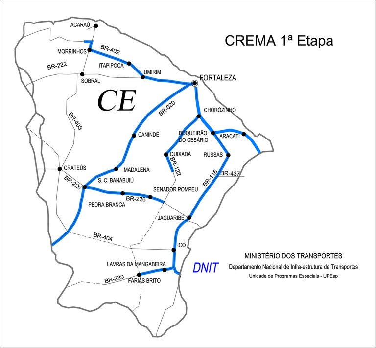 Investimentos em rodovias federais no Ceará ultrapassam R$ 1 bilhão