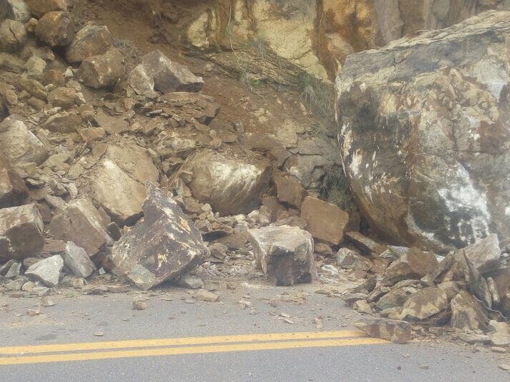 Deslizamento de pedras Colatina