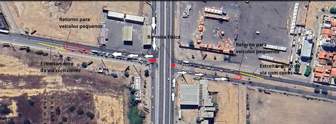 Confira alteração no tráfego