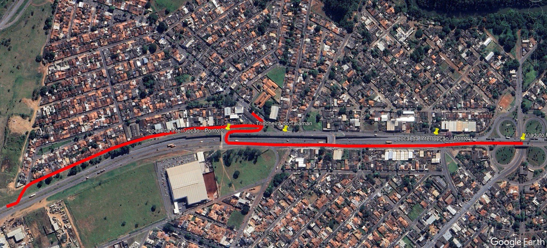 Imagem 3 condições de saída do bairro Taiaman entre 18-10-2023 e 21-10-2023.jpg