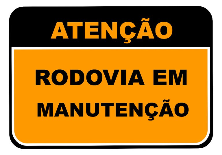 RODOVIA EM MANUTENÇÃO