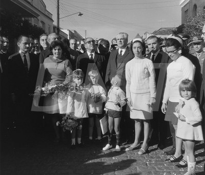 Homenagem do povo de São Leopoldo ao Pres. Costa e Silva Min.Transp. Mario Andreaza e Dir. do DNER Elizeu Resende_ Fot. Vergílio _  03 Jul 196943495.jpg