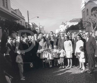 Homenagem do povo de São Leopoldo ao Pres. Costa e Silva Min.Transp. Mario Andreaza e Dir. do DNER Elizeu Resende_ Fot. Vergílio _  03 Jul 196943496.jpg