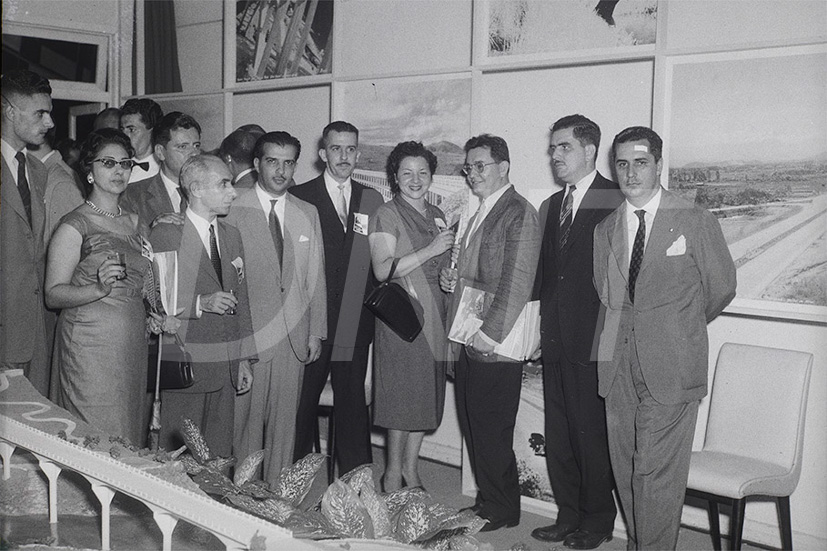 Inauguração da Exposição Rodoviária na semana turística na Sede do DNER _ 28 Fev 1956 _ 110.jpg