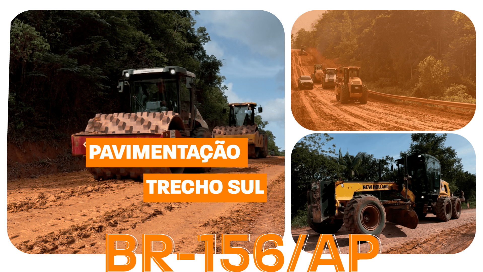 DNIT avança com fiscalização e serviços preliminares no lote 1 da BR-156/AP, no trecho Sul