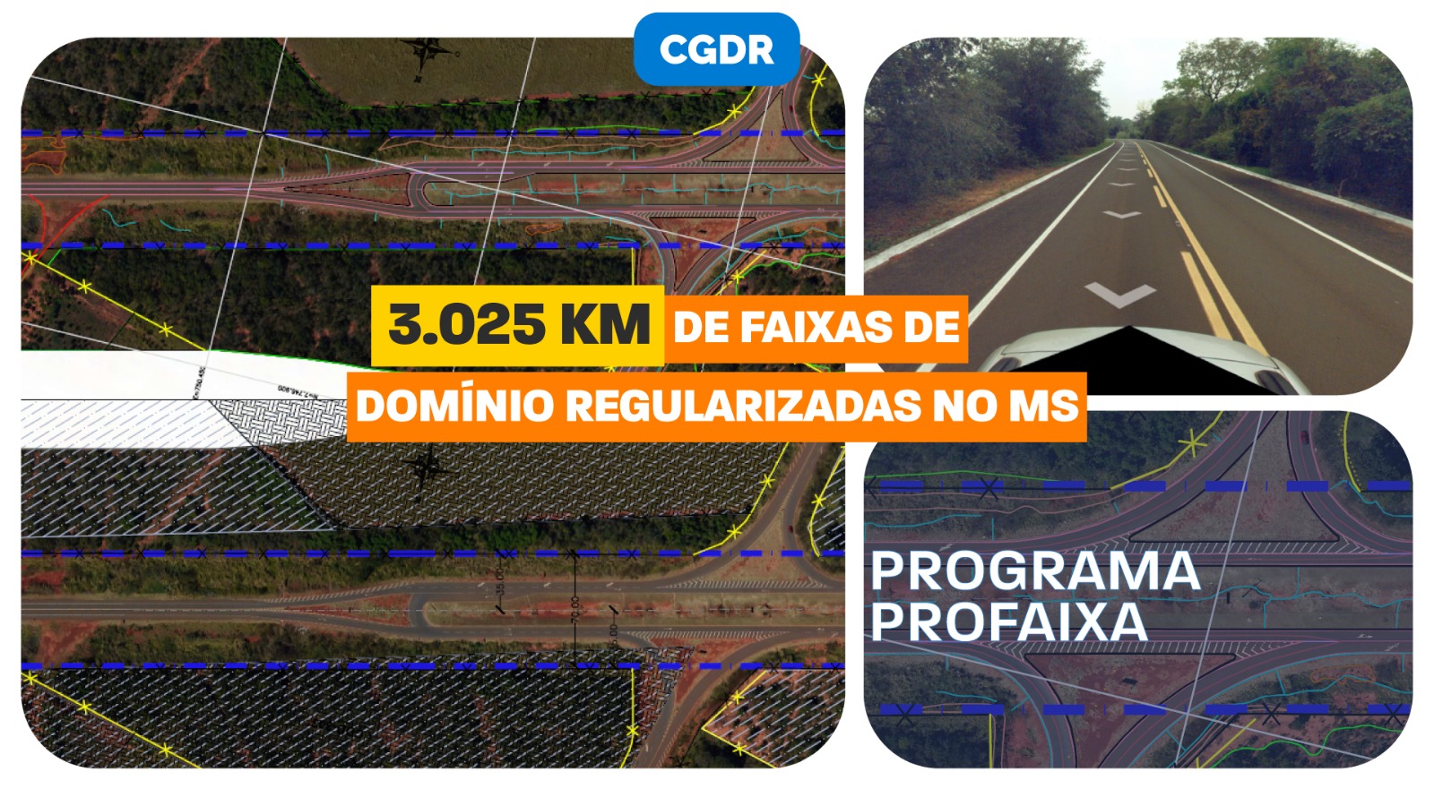 DNIT conclui a identificação das larguras das faixas de domínio em Mato Grosso do Sul e fortalece segurança jurídica nas rodovias federais
