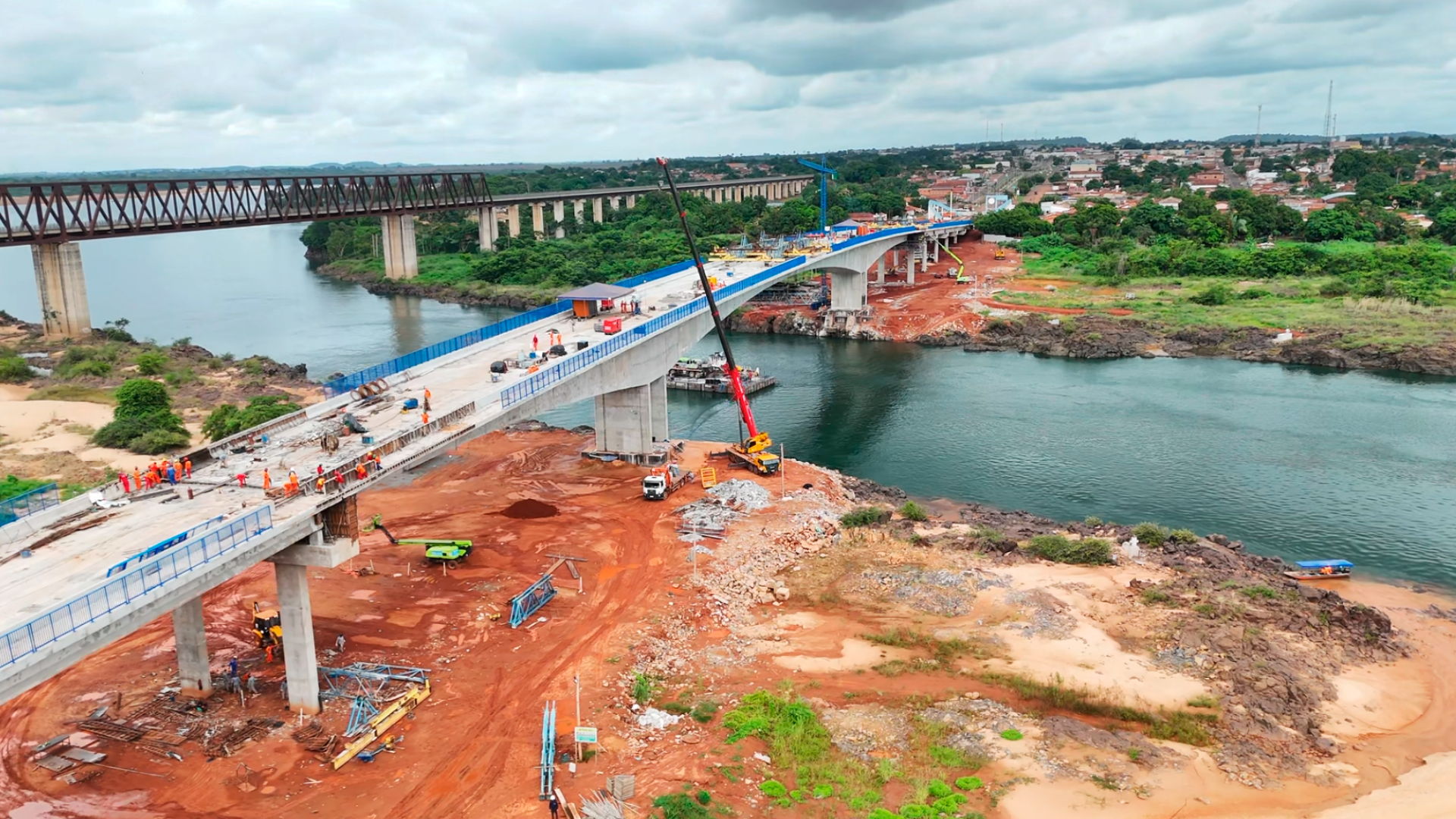 Serviços da Ponte de Estreito, na BR-226/MA/TO, estão 95% concluídos