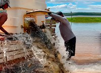 Açude Caldeirão, no Piauí, recebe mais de 200 mil  alevinos