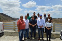 Barragem Jucazinho é visitada pelo Diretor-Geral do DNOCS