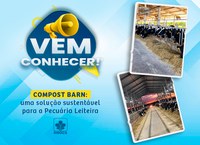 Compost Barn: DNOCS aposta em sistema inovador para uma pecuária leiteira saudável e sustentável