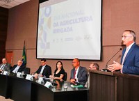 Diretor-Geral do DNOCS, Fernando Leão, participa da cerimônia do Dia Nacional da Agricultura Irrigada