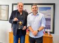 Diretor-Geral do DNOCS, Fernando Leão, recebe Auditor Fiscal Giovanni Pacelli