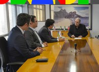 Diretor-Geral do DNOCS, Fernando Leão, recebe governador do Piauí, Rafael Fonteles