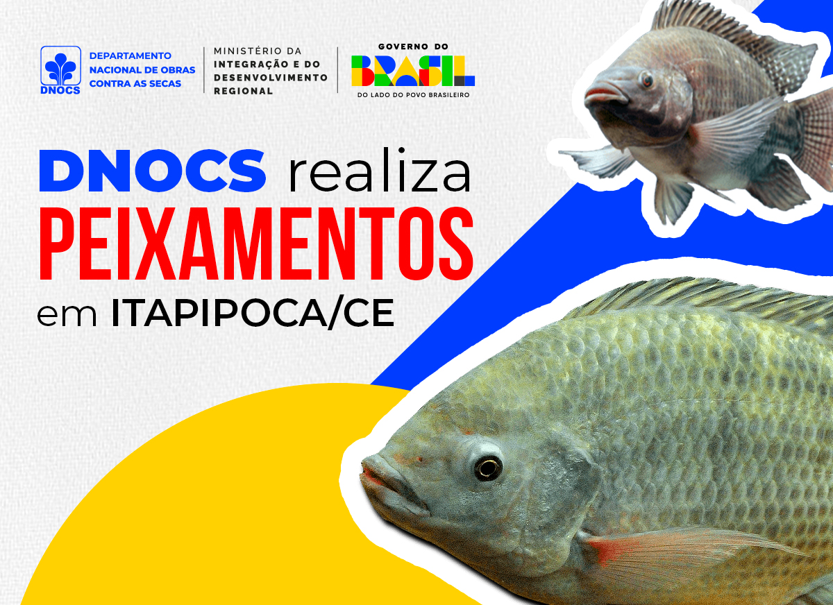 Ação do DNOCS, por meio do Centro de Pesquisas Rodolpho Von Lhering, beneficia quatro açudes do município e reforça segurança alimentar e geração de renda