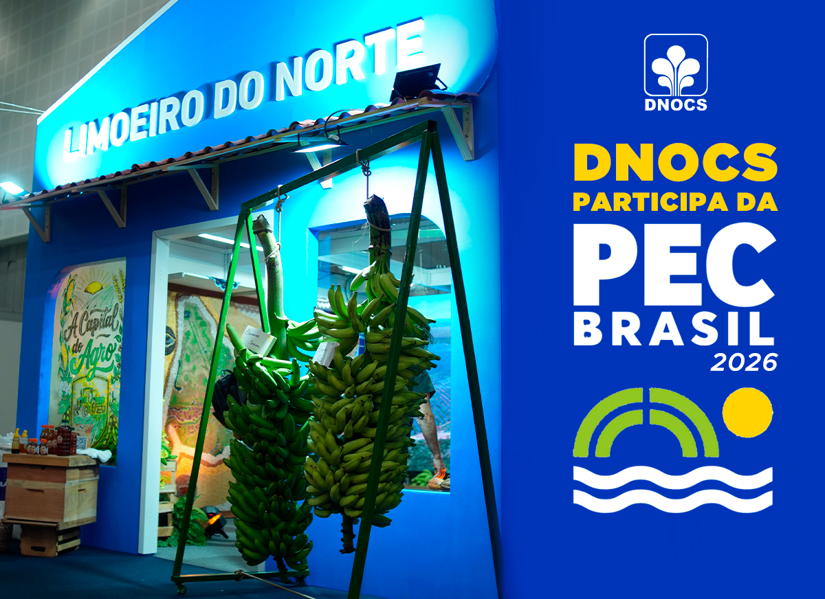 Projeto Público de Irrigação Jaguaribe-Apodi, implantado pelo DNOCS, integra a PEC Brasil 2026