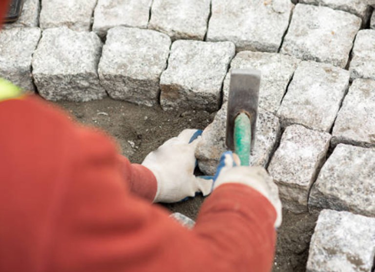 Pavimentação em bloquete