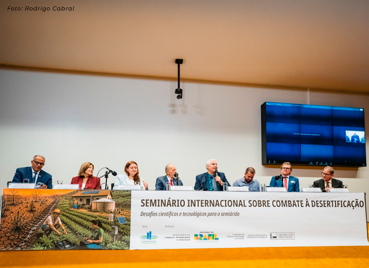 DNOCS acompanha debates sobre combate à desertificação em seminário internacional promovido pelo MCTI