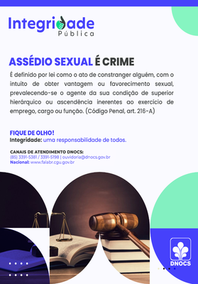 Assédio Sexual é crime