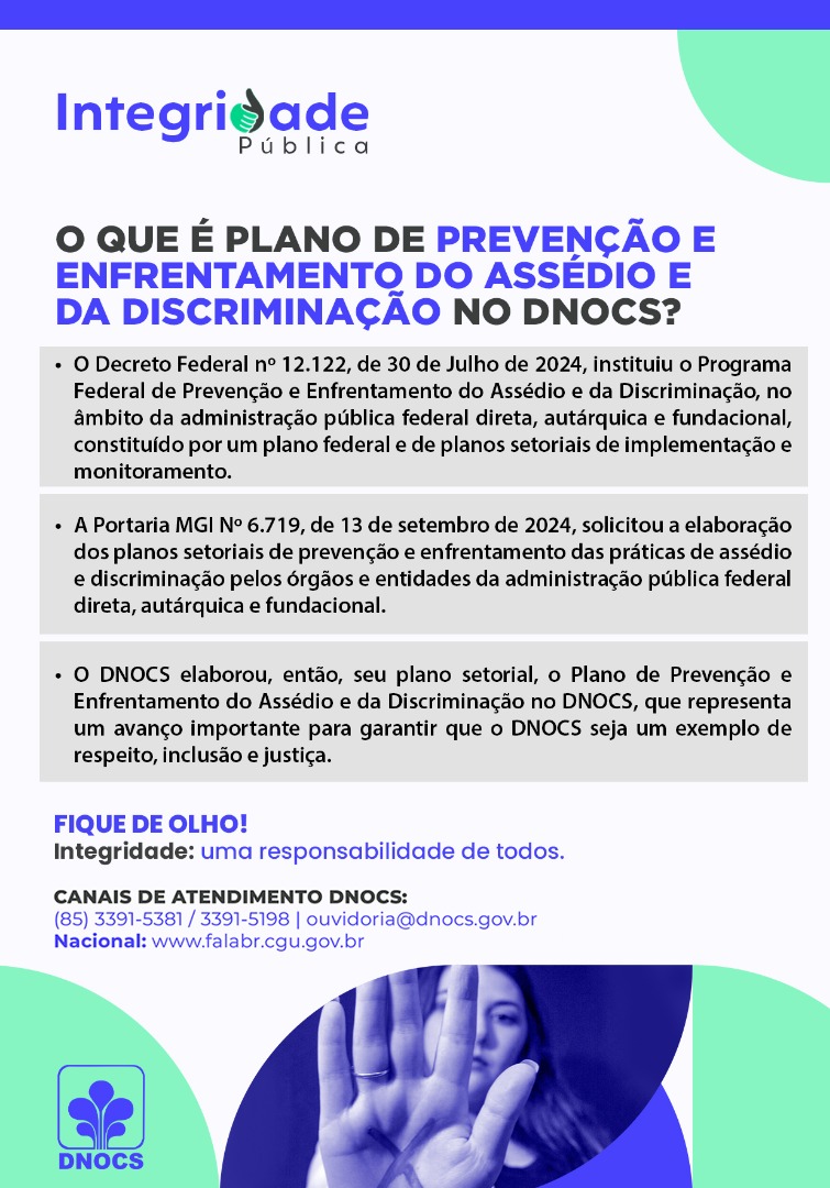 O que é | Plano de Prevenção e Enfrentamento do Assédio e da Discriminação (PPEAD)
