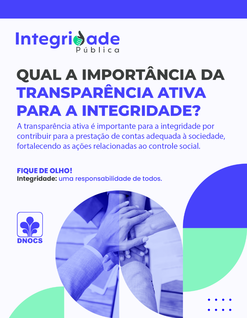 Qual a importância da Transparência Ativa