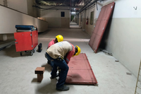 Gestão do HC recebe representantes do Departamento de Enfermagem e do CCM para discutir obras e ações de recuperação do Bloco A