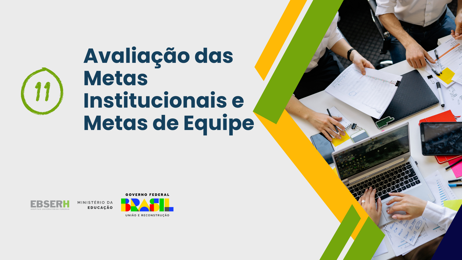 Avaliação das metas