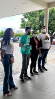 Hospital Universitário Júlio Bandeira realiza campanha educativa contra o abuso e exploração sexual de crianças e adolescentes em alusão ao “maio laranja”