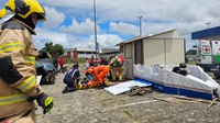 HUL-UFS participa de simulação inédita de acidente aéreo com múltiplas vítimas