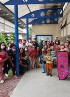 ‘Ped Alegria’ trouxe o clima carnavalesco para crianças e adolescentes da Clínica Pediátrica