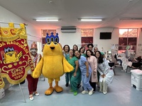 Bloco Pinto da Madrugada leva cultura e alegria ao HUPAA