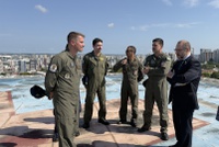 Marinha do Brasil realiza visita técnica ao heliponto do HUGV-Ufam