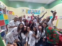 Unidade da Criança e do Adolescente do Huap-UFF realiza festa de Natal para pacientes