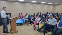 Bolsistas do PIC e do PIT ressaltam união da ciência e da assistência em seminário no Hucam-Ufes