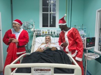 Um Feliz Natal no leito