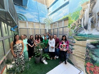 Jardim Terapêutico transforma paisagem entre a UTI e a Emergência do HU-Furg