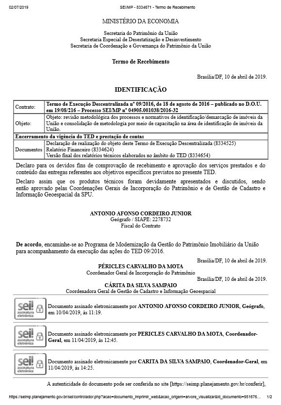 Termo de Recebimento 