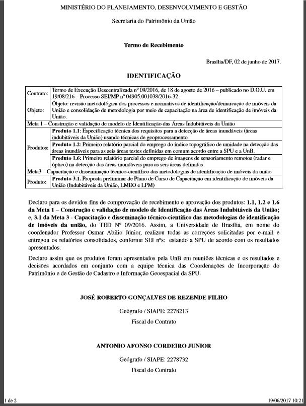  Termo de Recebimento