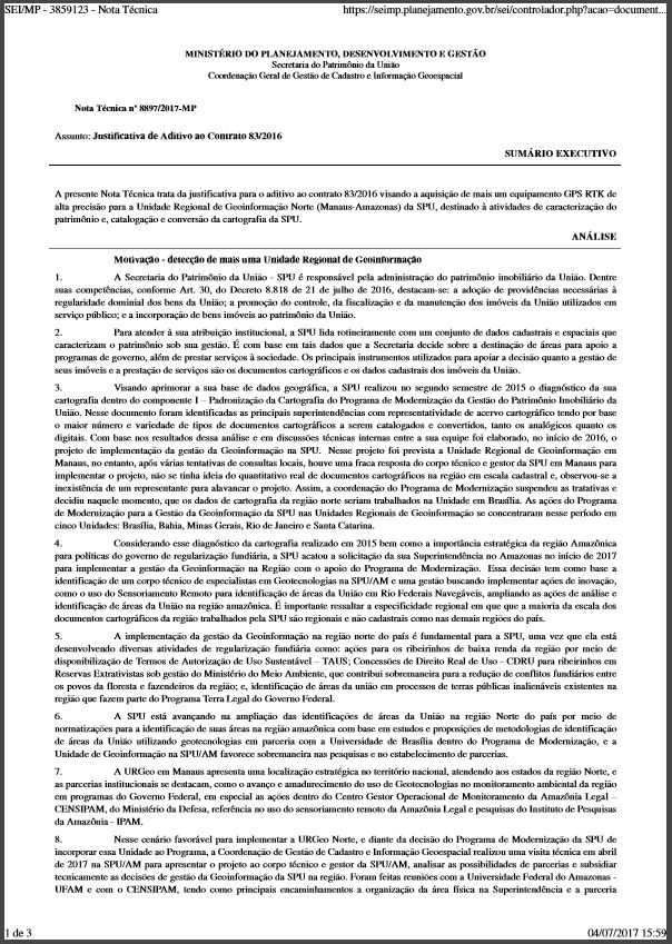 Nota Técnica nº 8897/2017-MP 