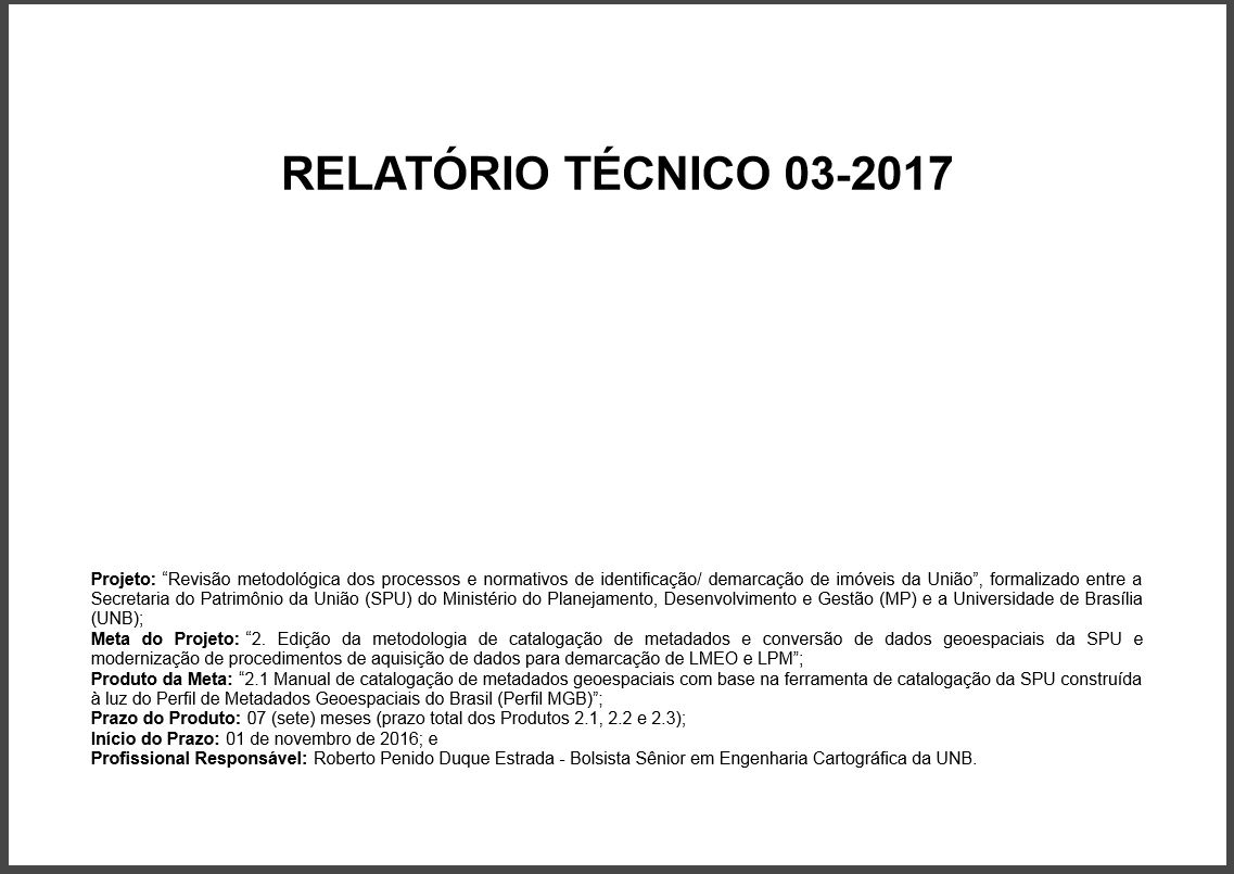 Relatório Técnico 03-2017