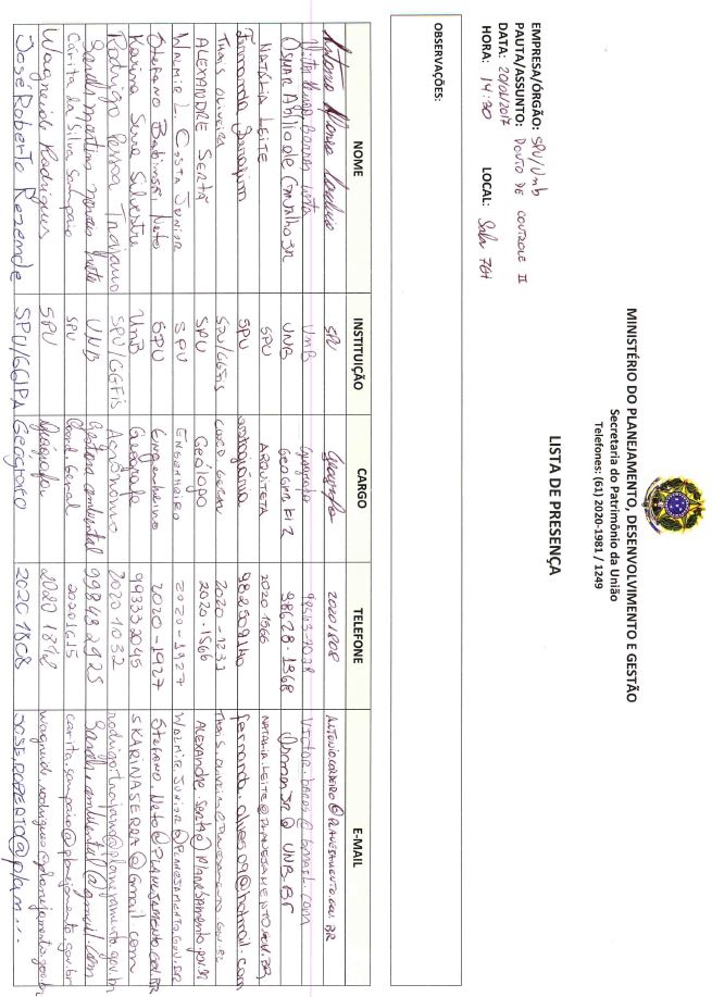20012017 - 2º Ponto de Controle - TED UnB