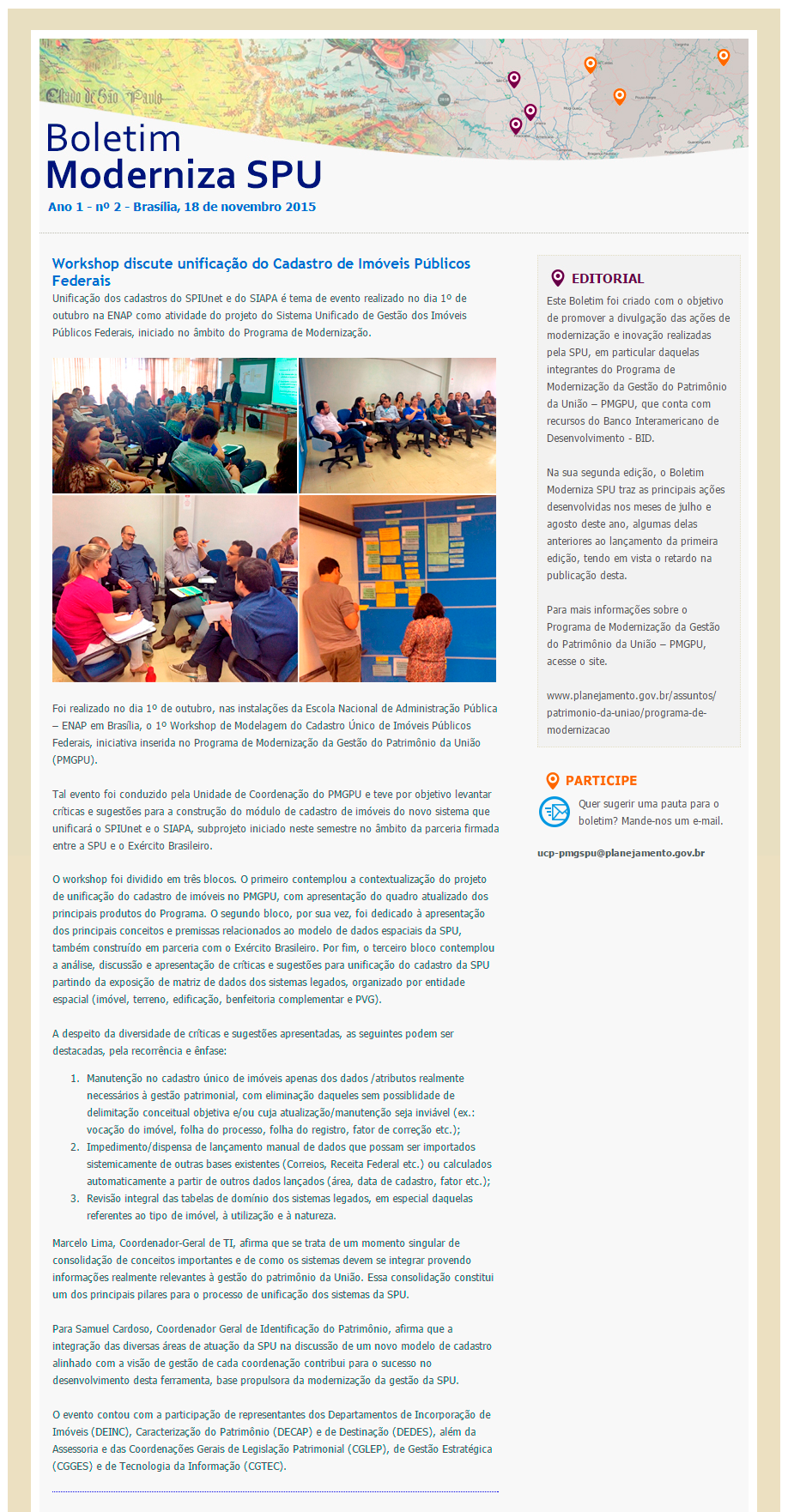 2º Boletim Moderniza SPU