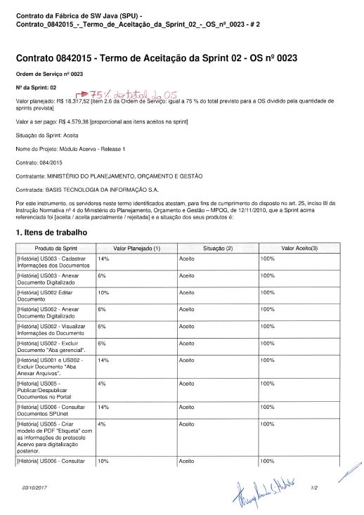 Módulo Acervo - Release 01 - OS nº 23 - Sprint 2